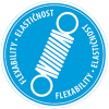 Elastično - moder piktogram Elastično - moder piktogram